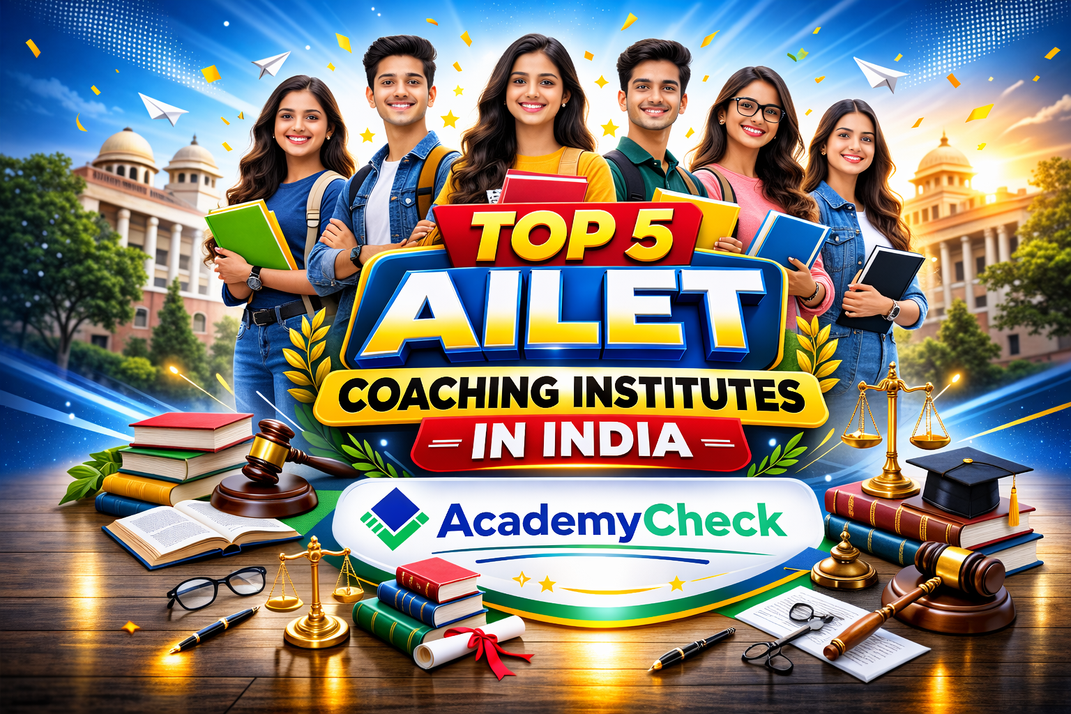 Top 5 AILET Coaching Institutes in India: Based on Online Education 2026